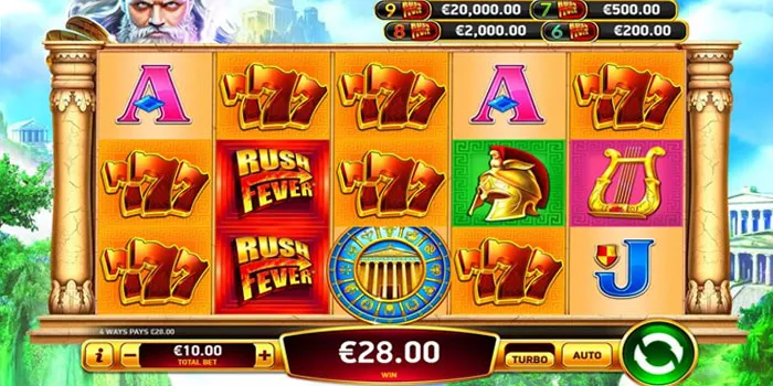 Fitur Bermain Dan Bonus Zeus Rush Fever